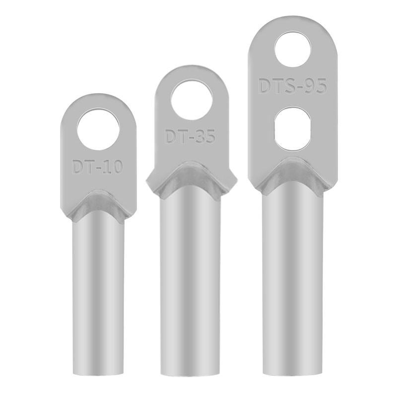 DT接线铜鼻子铜线耳10/16/25/70/95/300平方紫铜堵油接头接线端子