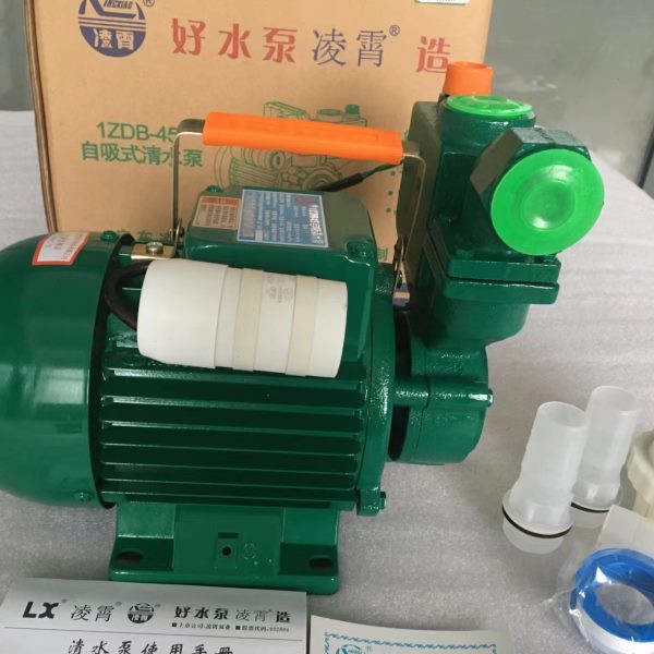广东凌霄1ZDB-35/45/65清水管道压循环泵抽水泵家用自吸泵220V