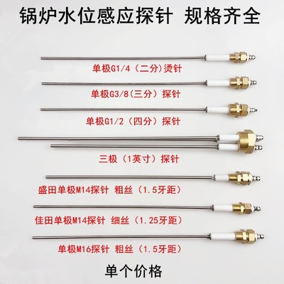 锅炉水位探针测针液位控传感器电极江心盛田蒸汽发生器2分探头