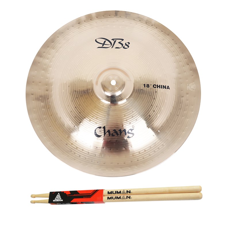 CHANG 张音18英寸架子鼓镲片 DB8-CH18B 18 寸 DB8 China反镲