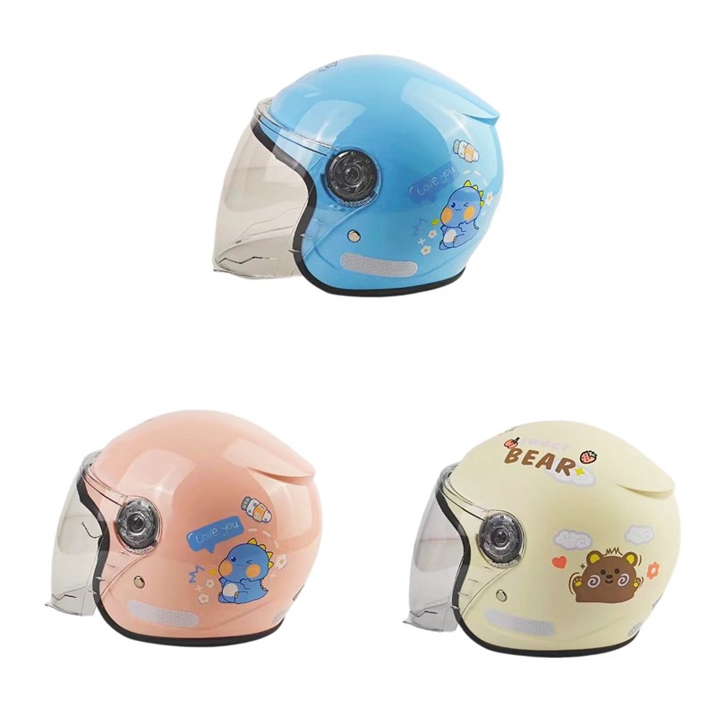 新国标3C认证儿童头盔宝宝42-48女孩男孩电动摩托车 秋冬款安全帽