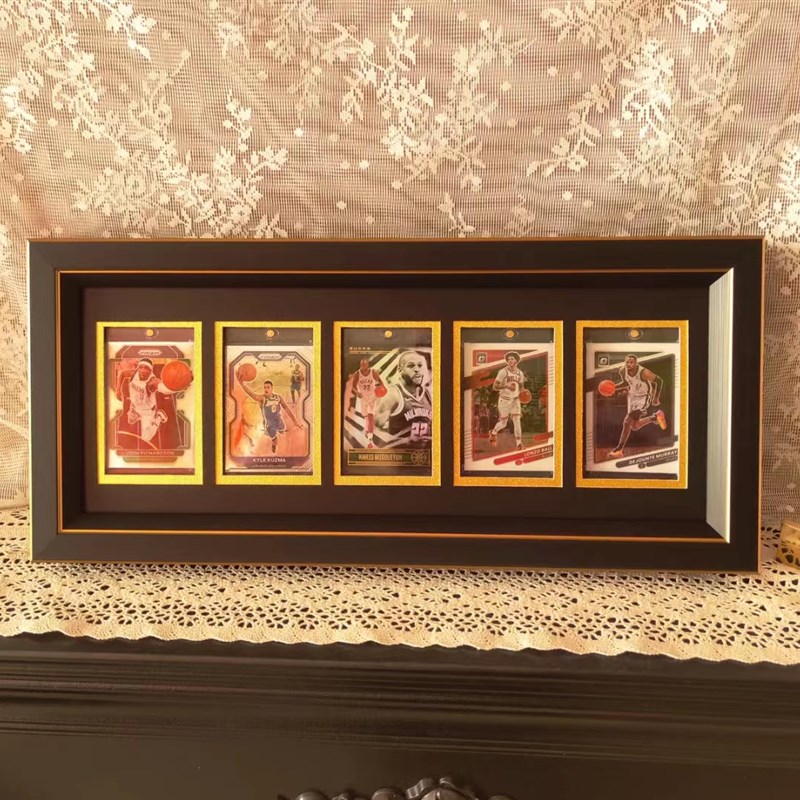 强磁卡砖宝可梦球星卡NBA游戏王挂墙展览陈列架展示盒装裱框