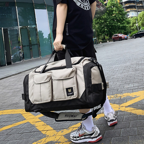 游泳包干湿分离包健身包男多功能背包大容量出差手提旅行收纳包女