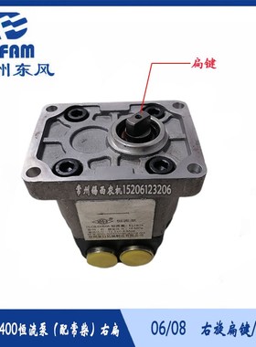 常州东风拖拉机304/404/400/454配件助力M转向泵恒流泵06/08右扁