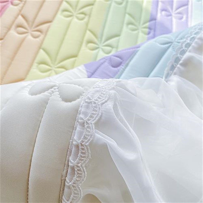 A类乳胶凉席三件套床裙款夏季床单冰丝席可水洗空调软席子床盖款