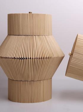 米兰折纸几何体摆件软装饰定制家具陈设创意色卡纸类北欧简约立体