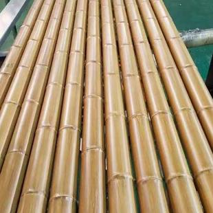 铝竹管铝圆管铝合金彷真竹纹管篱笆园林栏栅外墙定制手感节竹管