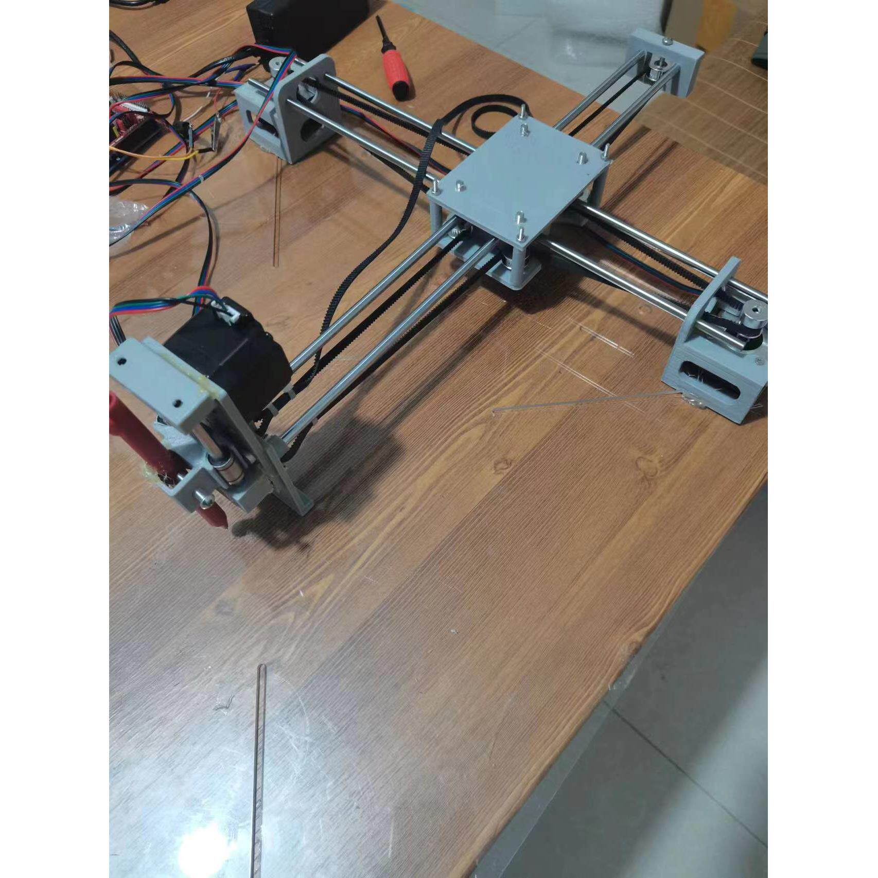 DIY画画写字机器人arduino开源