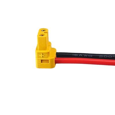 原装Amass锂电池香蕉插头 XT30ULW-F 90度弯脚无人机充电器连接线