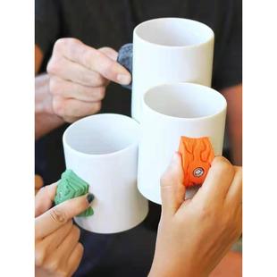 户外运动攀岩周边搞怪创意 马克杯 岩点 手持 锻炼 马克杯 指力杯