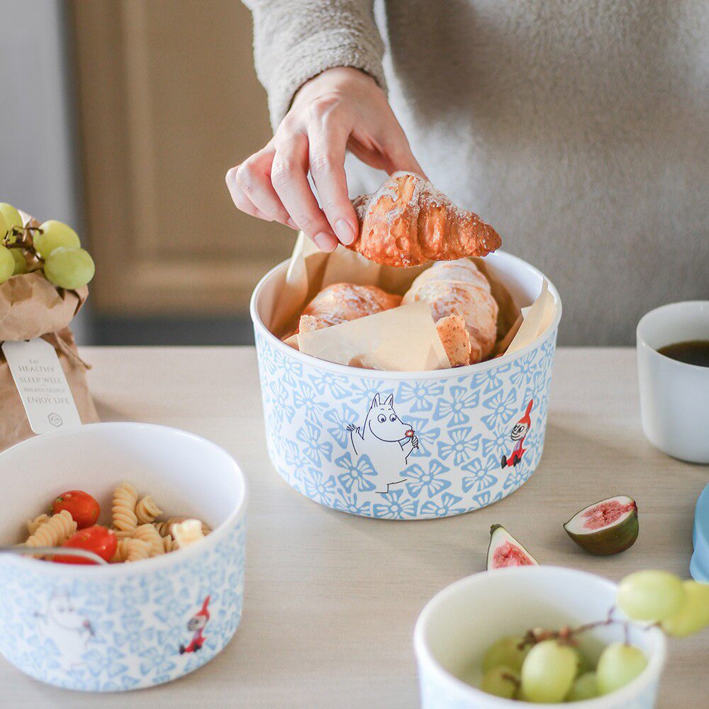 芬兰姆明moomin密封罐罐子带盖子家用可爱储物食品级大容量保鲜盒