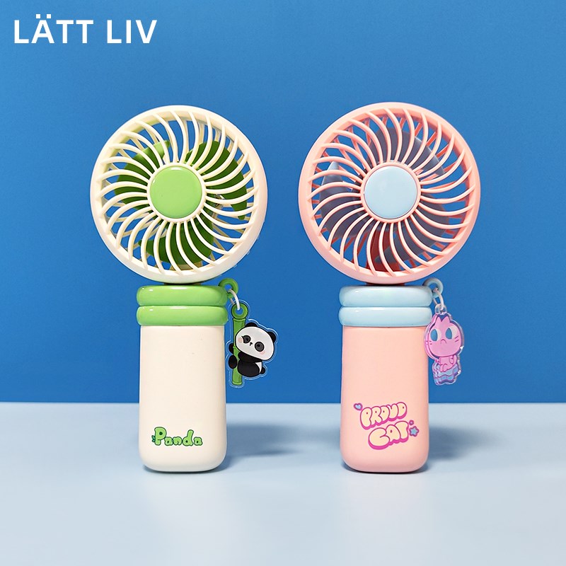 LATT LIV生活无忧多巴胺手持风扇USB充电可爱小巧便携随身大风力