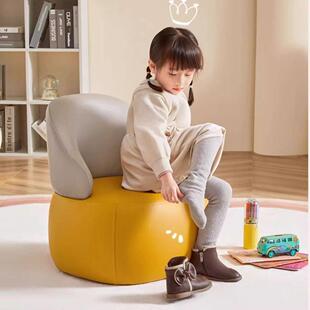 儿童沙发单人客厅卧室看书阅读角皮艺懒人休闲 座椅宝宝专用小沙