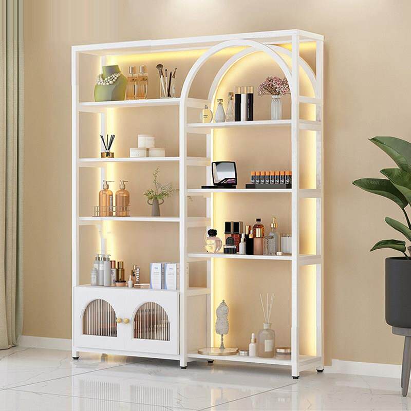 美容院美甲柜子产品化妆品展示柜陈列多层置物护肤理发店收纳货架