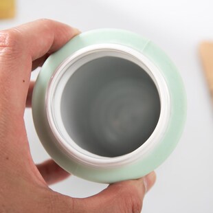 景德镇陶瓷内胆保温杯大容量泡茶带过滤茶漏骨瓷中药一体礼品水杯