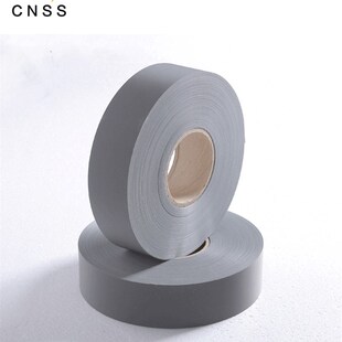 cnss反光自粘贴夜间反光贴条衣服警示胶带学生服装辅料【45元/卷