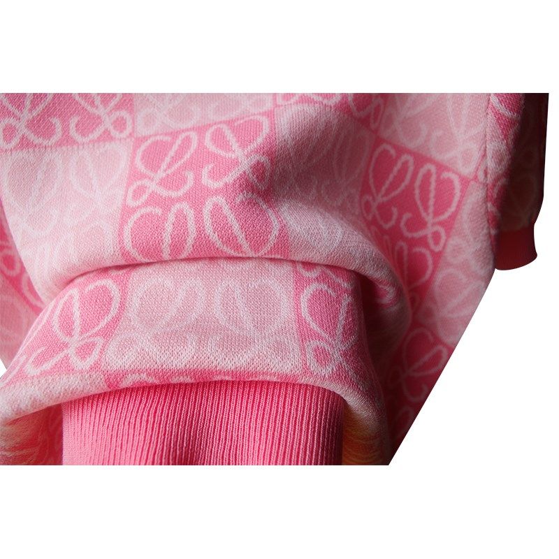 春新款粉色提花短袖针织衫女圆领套头宽松显瘦高腰t恤打底上衣潮,女装/女士精品,毛针织衫,淘宝优惠券,粉丝福利购,淘宝优惠卷