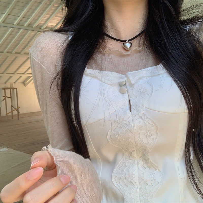 YYW汪澜的妹妹 初恋日记 法式蕾丝吊带蛋糕裙早秋显瘦少女感内搭,女装/女士精品,时尚套装,淘宝优惠券,粉丝福利购,淘宝优惠卷