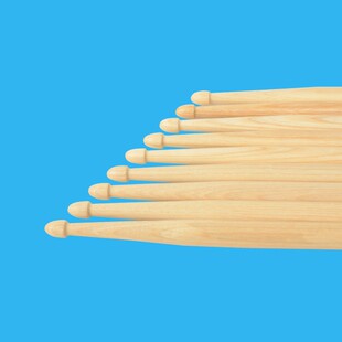 LEO山核桃木鼓棒 架子鼓鼓锤小军鼓鼓棒电子鼓鼓槌基本功练习棒