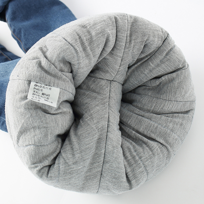 冬季儿童三层加厚外穿裤子2022新款男童夹棉牛仔裤中大童加绒棉裤