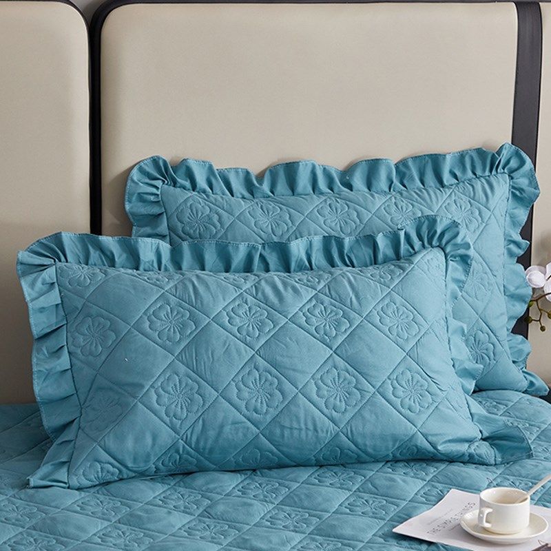 a类大豆纤维夹棉枕套一对装家用成人48x74枕头套白色枕皮四季通用,床上用品,枕套,淘宝优惠券,粉丝福利购,淘宝优惠卷