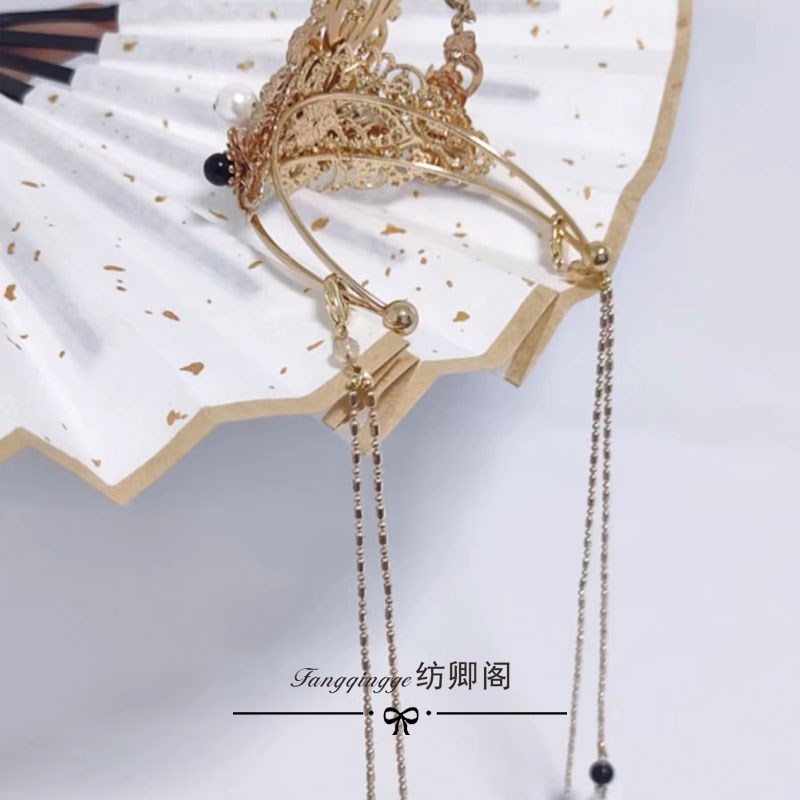 南国曲奇女款男款汉服发冠通用日常明制搭配发饰束发顶冠古风古装图片