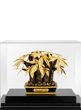 金箔摆件摇钱树家居饰品客厅办公室装饰公司开业乔迁摆件工艺品