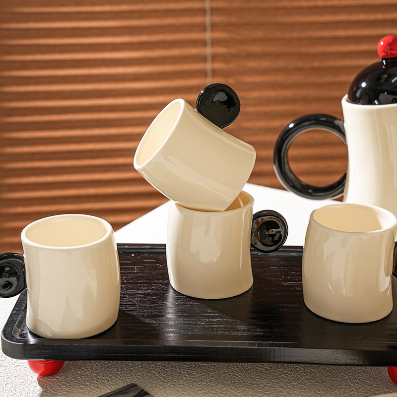 舍里高级感陶瓷茶具套装家用客厅水杯杯具茶壶茶杯水具乔迁送礼物