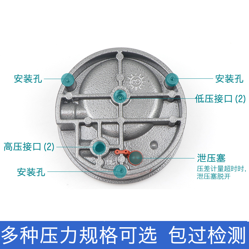 健林工控微压差表差压表空气洁净室微压表压差计风压表负压病房表