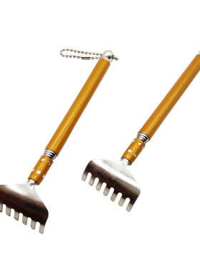 可伸缩金属不求人痒痒挠老头乐背部伸缩挠痒痒扒不锈钢抓背