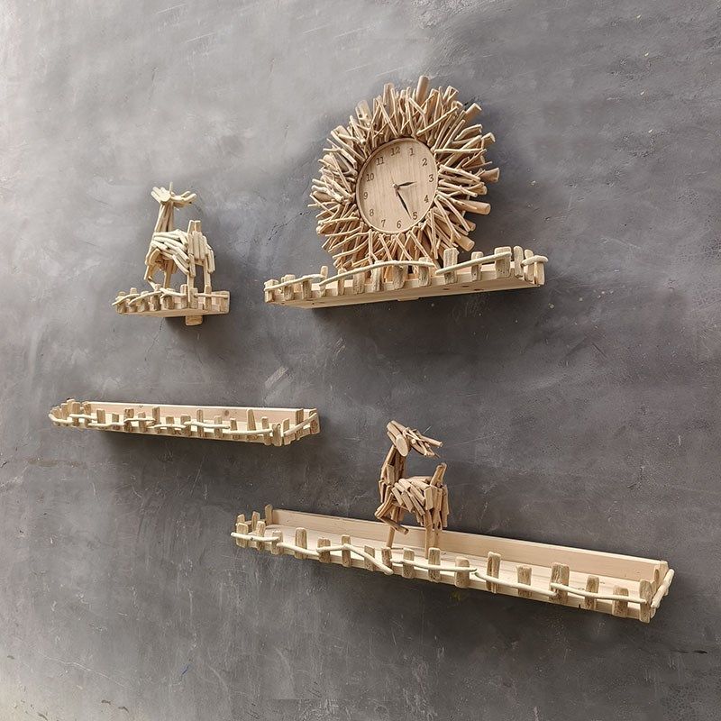 实木墙壁置物架装饰隔板漂流木层板一字隔板免打孔隔板墙面收纳,家居饰品,装饰架/装饰搁板,淘宝优惠券,粉丝福利购,淘宝优惠卷