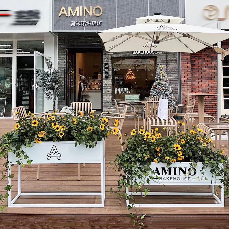 外摆围栏花箱栅栏简约铁艺花架商业街门店户外绿植隔断种植槽定制,鲜花速递/花卉仿真/绿植园艺,园艺种植花箱/花槽,淘宝优惠券,粉丝福利购,淘宝优惠卷