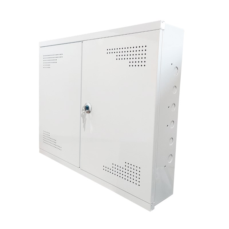 双开门多媒体集线箱弱电箱明装家用网络布线信息箱600x500挂墙式