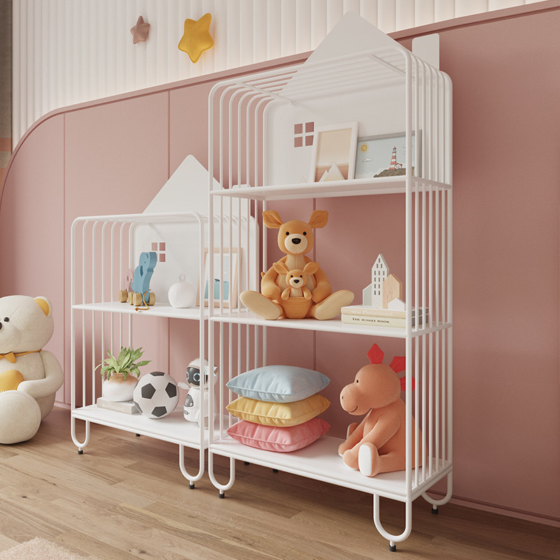 儿童置物架卧室落地置物架多层书架网红简约玩具杂物床头收纳层架,住宅家具,儿童储物架/收纳架,淘宝优惠券,粉丝福利购,淘宝优惠卷