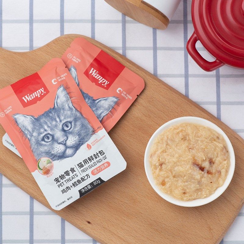 wanpy顽皮活力营养猫用鲜封包通用型成幼猫湿粮拌粮零食营养80g,宠物/宠物食品及用品,猫零食湿粮包/餐盒,淘宝优惠券,粉丝福利购,淘宝优惠卷