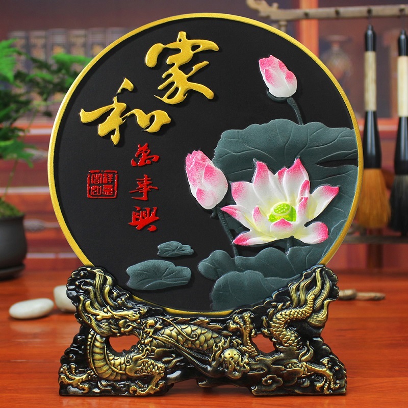 活性炭雕工艺品电视柜酒柜装饰品摆件客厅玄关屏风家居房间摆设