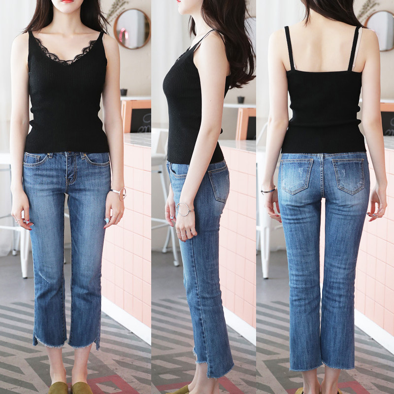 蕾丝针织吊带背心女性感加肥加大码胖mm宽松内搭外穿潮打底上衣夏,女装/女士精品,背心吊带,淘宝优惠券,粉丝福利购,淘宝优惠卷