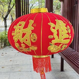 2022新款大红灯笼添丁进财乔迁家用农村大门口阳台中国风挂饰吊灯