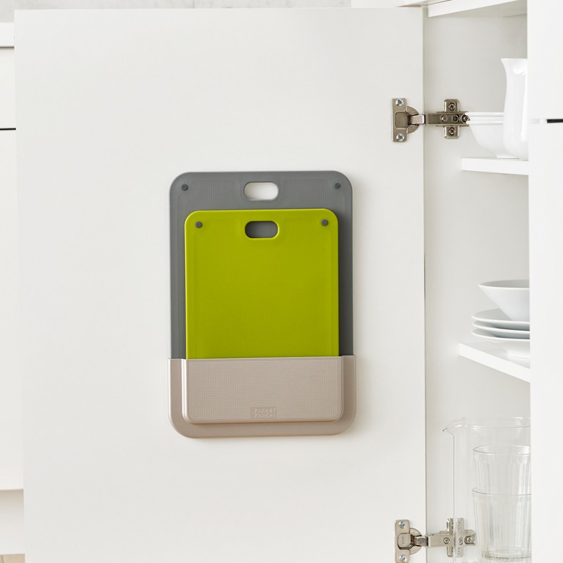 英国Joseph Joseph轻便壁挂式砧板套装健康辅食菜板塑料双面案板