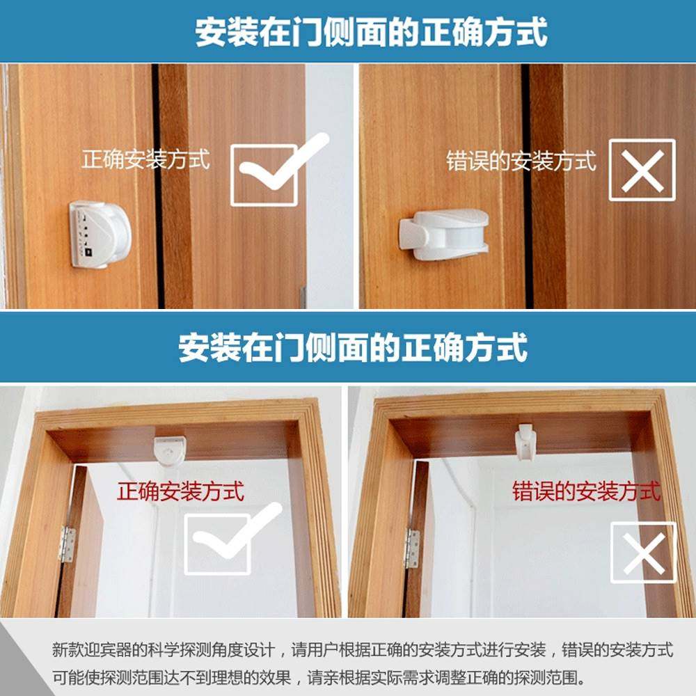 迎宾器 店铺进门口语音欢迎光临 超市自动迎客感应门铃