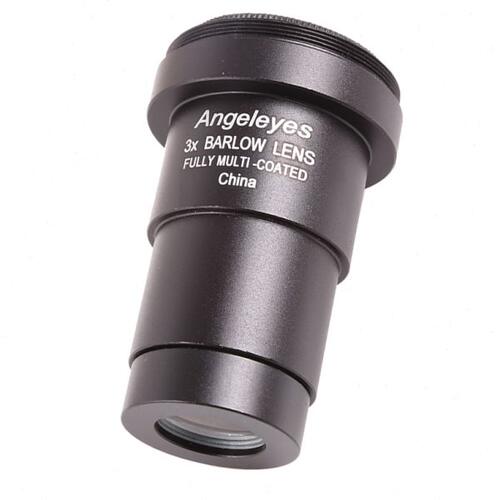 Angeleyes金属3X增倍镜 巴洛镜天文望远镜加倍镜 1.25英寸通用
