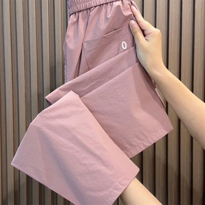 外贸日单撤柜薄款九分裤女透气显瘦百搭高弹力速干哈伦老爹裤子潮,女装/女士精品,大码裤装,淘宝优惠券,粉丝福利购,淘宝优惠卷