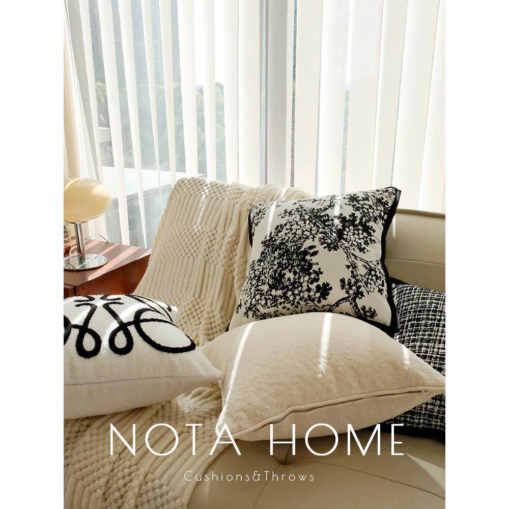 斯堪的纳维亚风格枕头无障碍豪华轻法式枕头床床靠垫海湾窗床和早