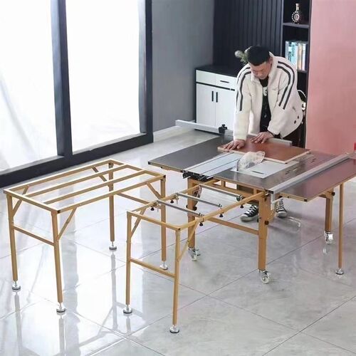 无尘子母锯多功h能一体精密锯轻型滑轨万向轮WJ360多功能推台锯