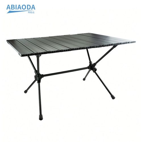 户外可折叠野营烧烤桌 便携轻巧易拆卸收纳 多用野餐桌铝合金材质