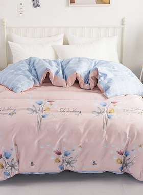 全棉被套单件200230cm2.2x2.4米纯棉被罩220x240cm单人180x220