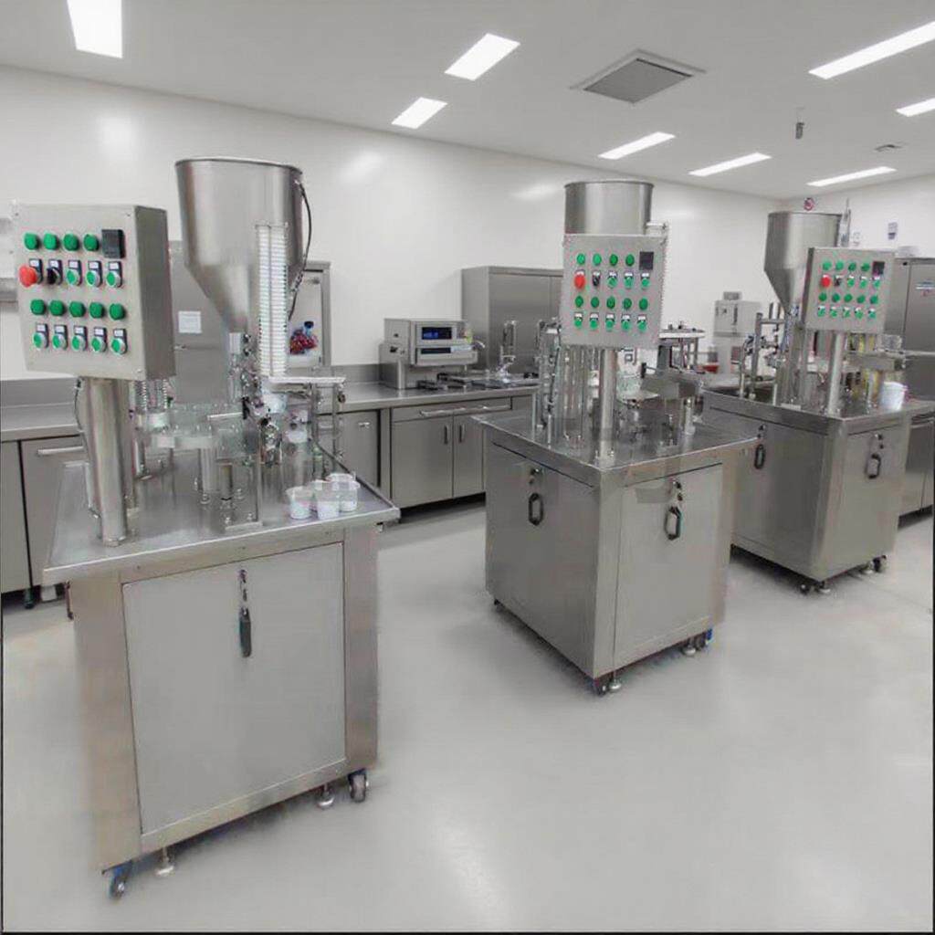 齐力供应单杯酸奶灌装封口机 转盘杯装鲜奶自动充填封盖机