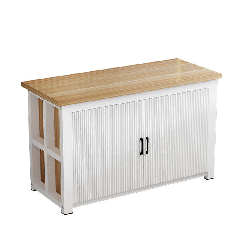 实木鱼缸底柜水族箱储物柜家用中小型铁艺带门鱼缸架置物柜收纳