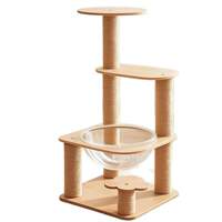Multi-layer cat climbing frame, household cat bed, cat tree integrated, cat scratch column, small household, no space capsule, cat pet toy thumbnail 8