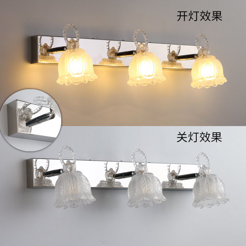 镜前灯LD免打孔现代梳妆节能浴室防雾防锈灯具